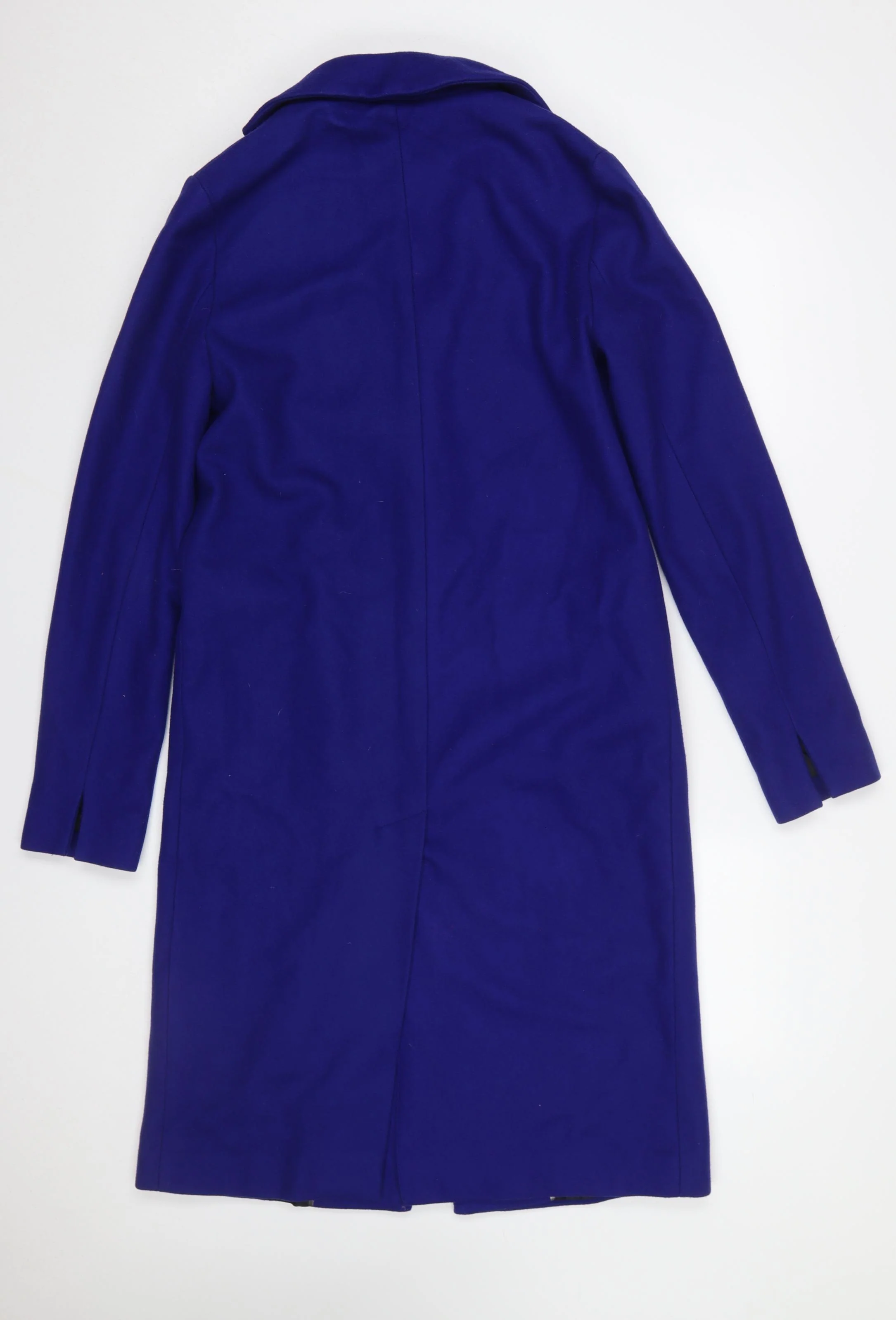Topshop Women’s Tall Blue Long Overcoat Size 8 - Image 3