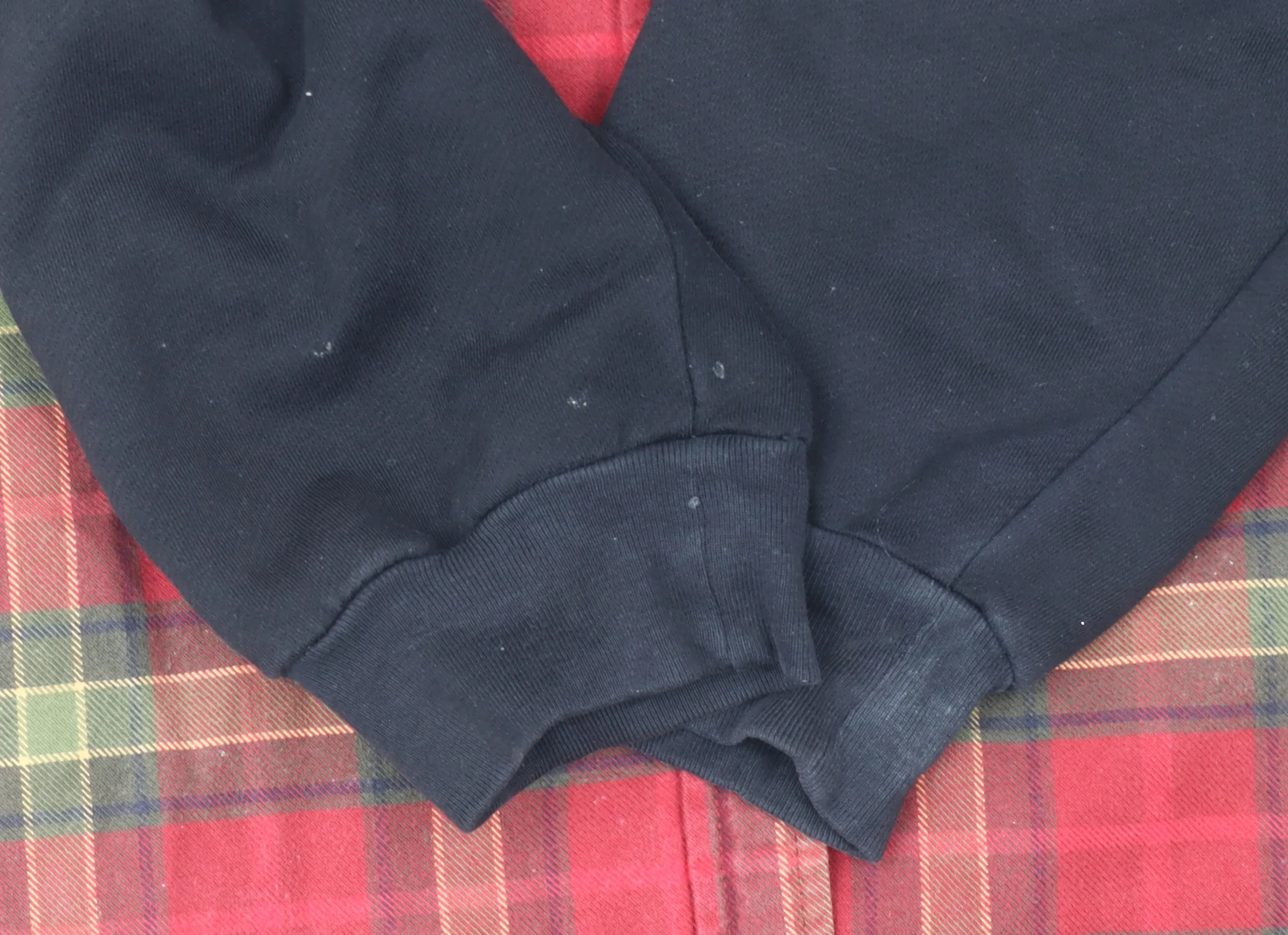 Topshop Women's Red Check Hooded Flannel Jacket Size 8 - Image 6