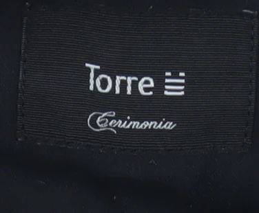 Torre Cerimonia Men's Grey Wool Mohair Blend Dress Trousers 36L - Image 5