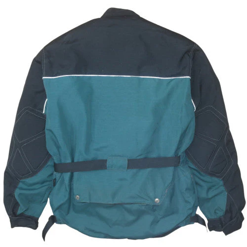 Treasure Men's XL Green Motorcycle Jacket Belted Outdoor Windproof - Image 4
