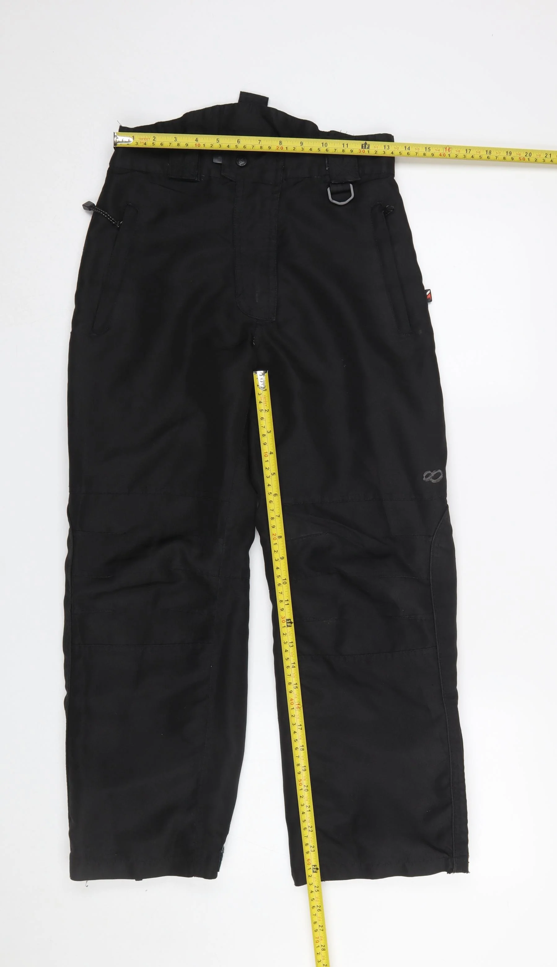 Trespass Boys Black Snow Pants 9-10 Years Waterproof Winter Trousers - Image 2