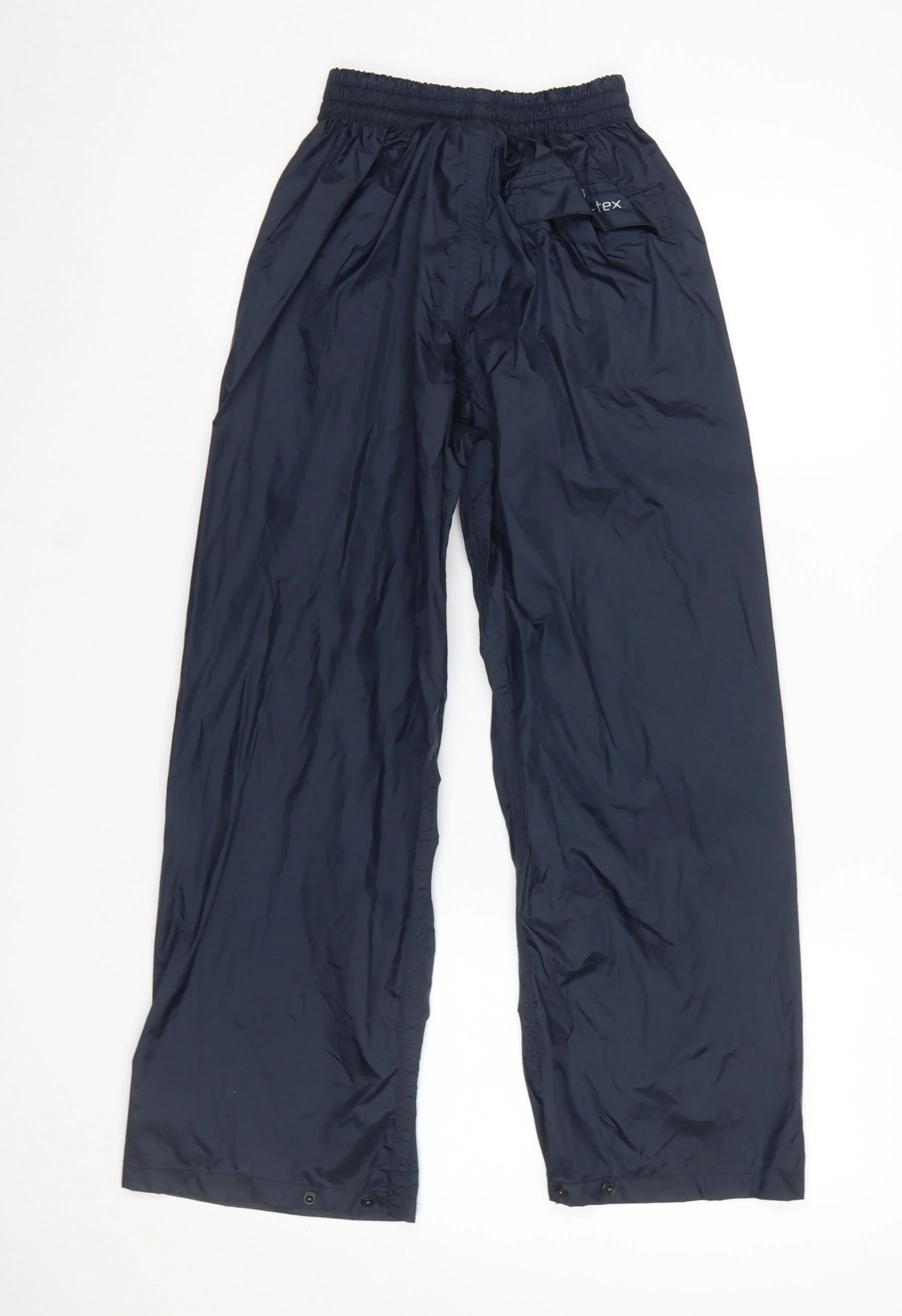 Trespass Boys Blue 9-10 Years Waterproof Windproof Rain Trousers - Image 3