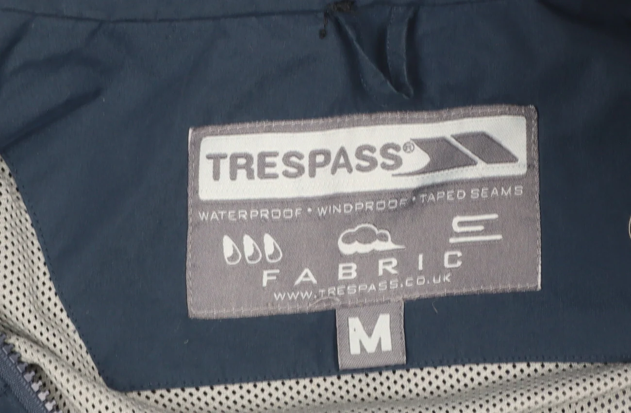 Trespass Women’s Blue Waterproof Hooded Rain Jacket Size M - Image 4