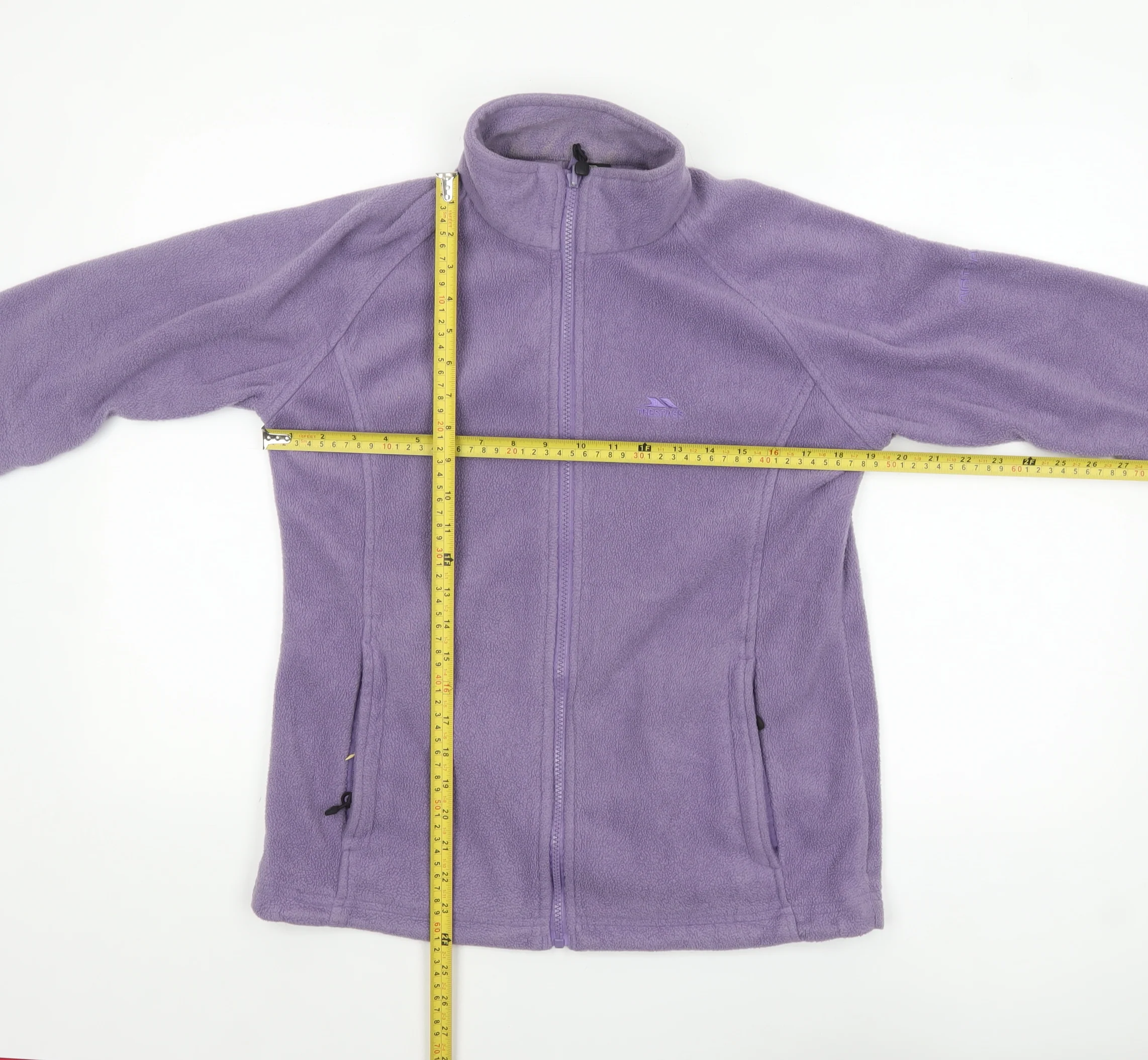 Trespass Women's Purple Full Zip Fleece Jacket Size M - Image 2