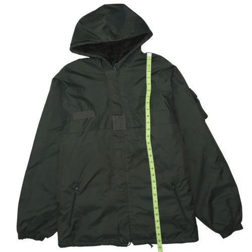 Trevois International Men's Green Hooded Parka Jacket L Winter Outdoor - Image 2