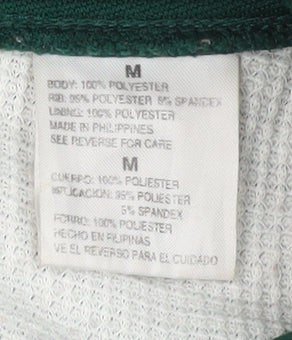 True Breed Men's Green Hooded Full Zip Fleece Jacket Size M - Image 5