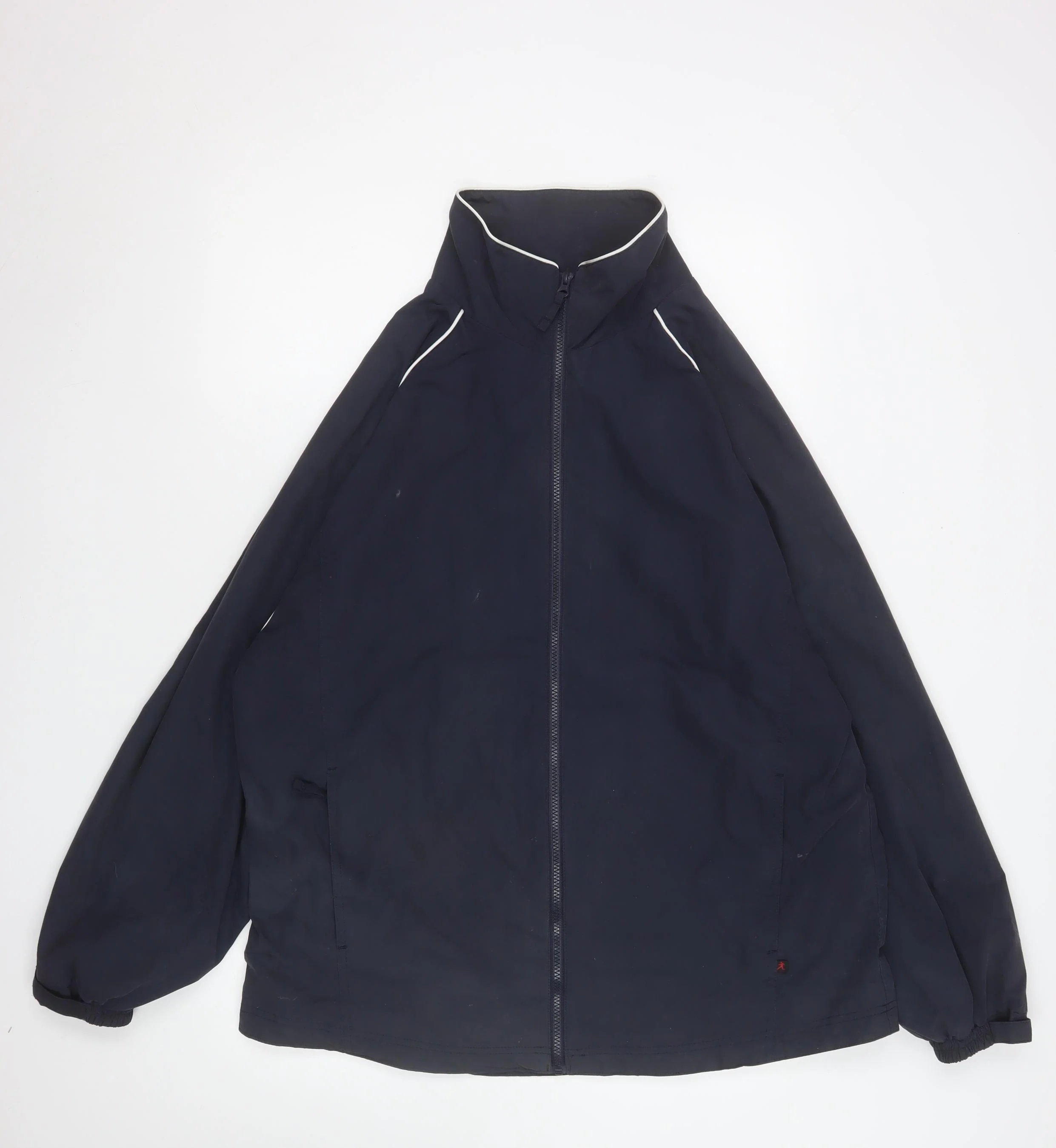 Trutex Sport Men's Blue XL Basic Full Zip Jacket with Pockets