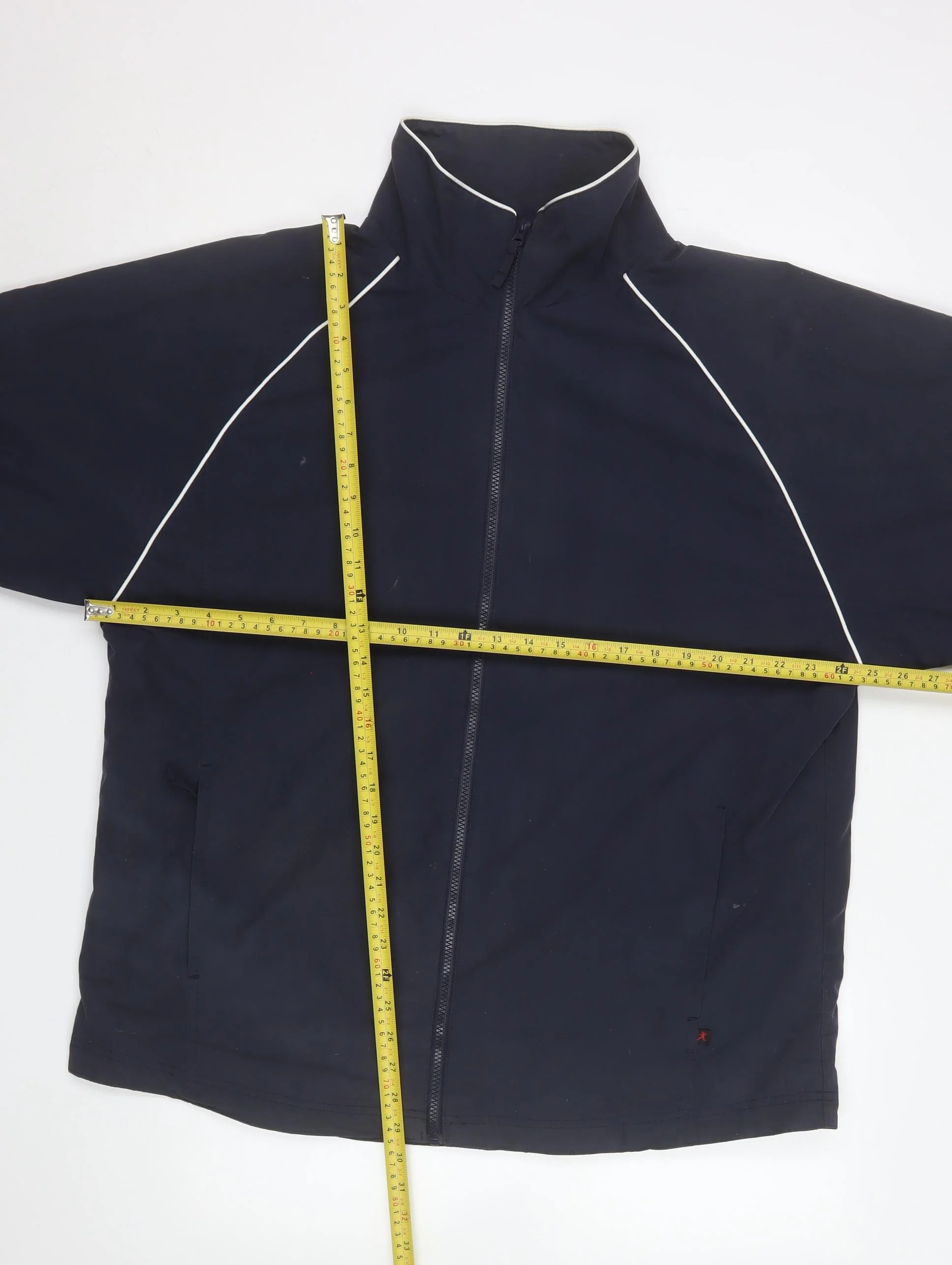 Trutex Sport Men's Blue XL Basic Full Zip Jacket with Pockets - Image 2