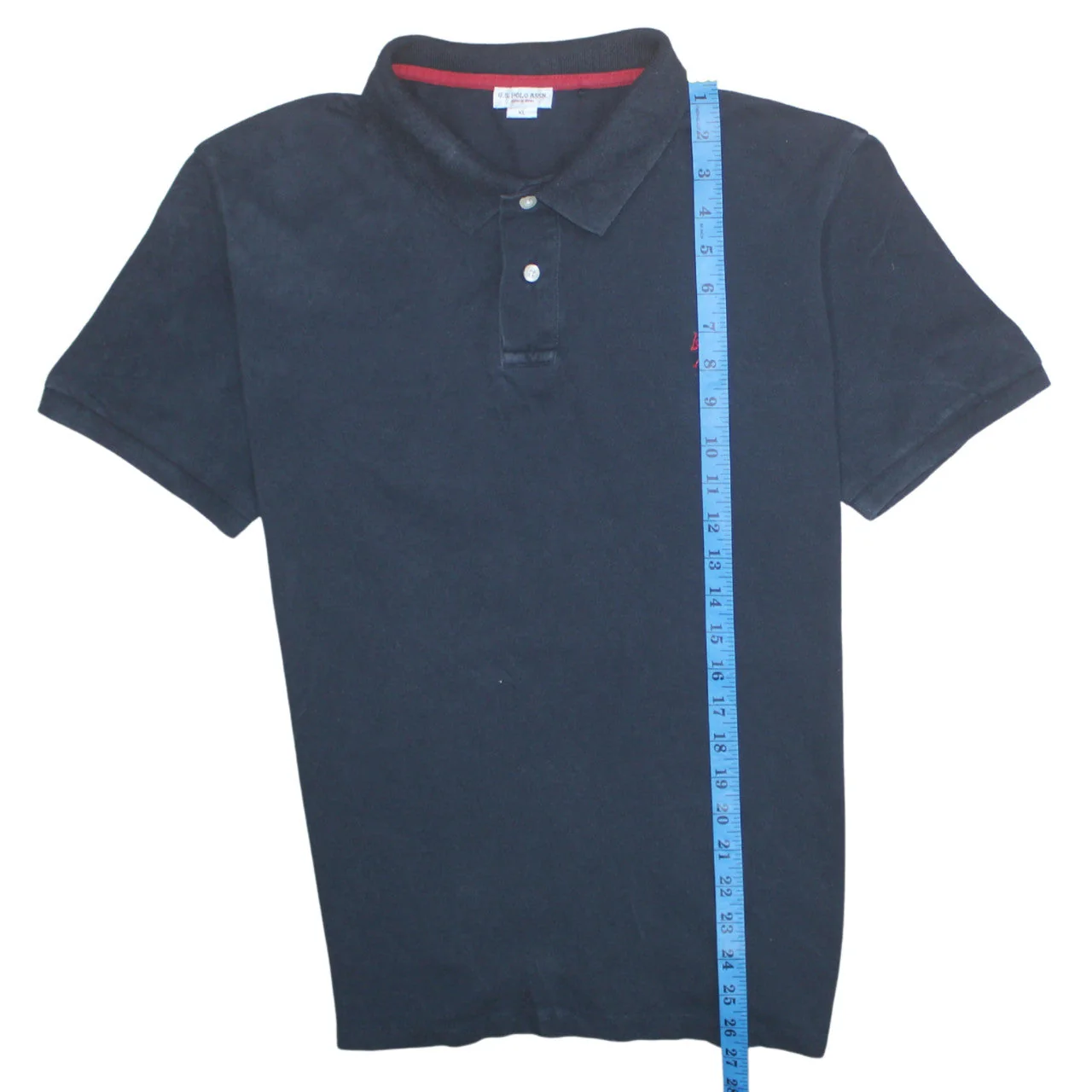 U.S. Polo Assn. Men's Black Cotton Polo Shirt XL Classic Fit - Image 2
