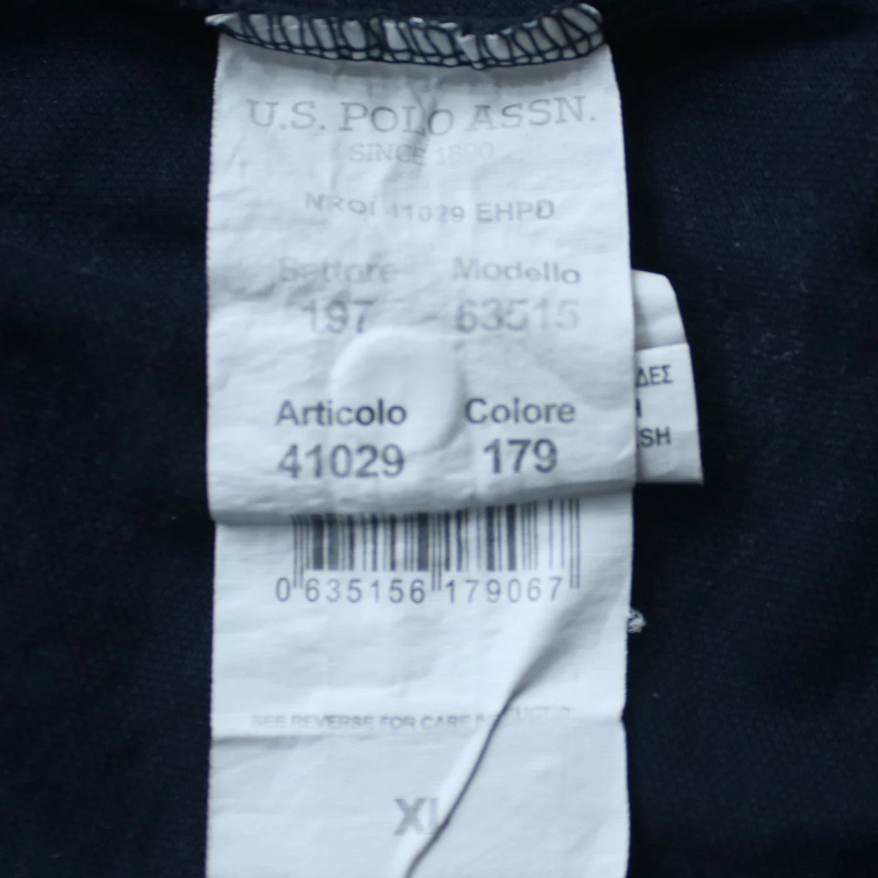 U.S. Polo Assn. Men's Black Cotton Polo Shirt XL Classic Fit - Image 5