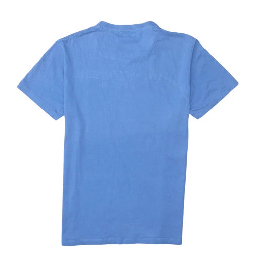 U.S. Polo Assn. Men's Blue Cotton Crew Neck Short Sleeve T-Shirt L - Image 4