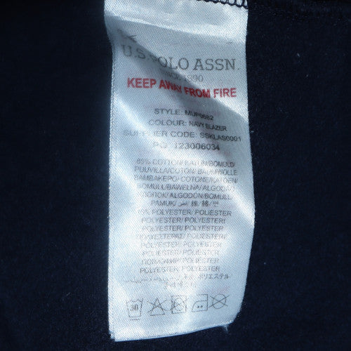U.S. Polo Assn. Men's Blue Pullover Hoodie Size M Fleece - Image 5