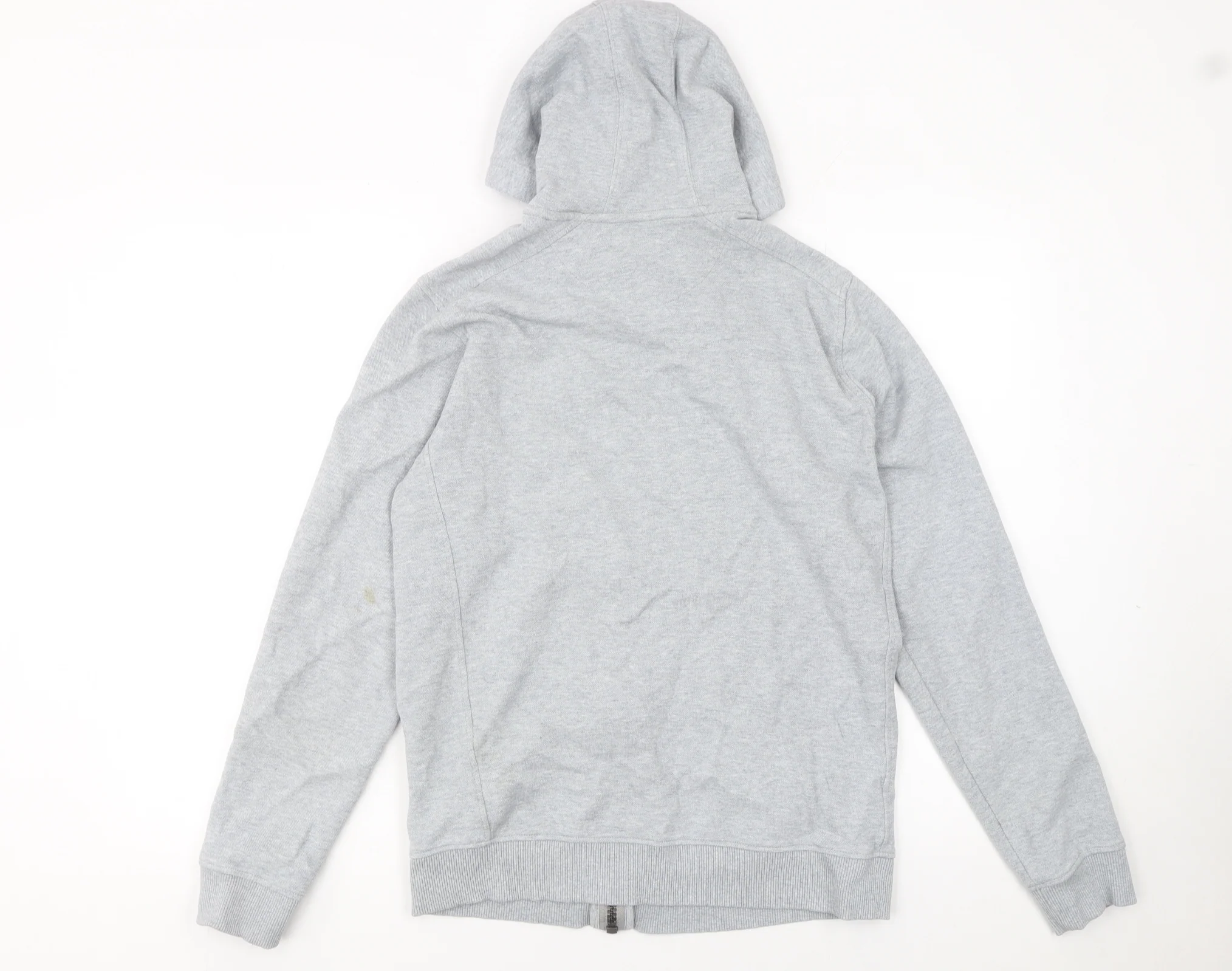 U.S. Polo Assn. Men's Grey Full Zip Hoodie Size S - Image 3
