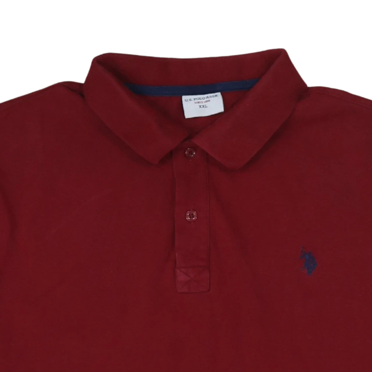 U.S. Polo Assn. Men's Red 2XL Cotton Short Sleeve Polo Shirt - Image 7