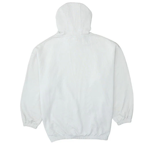 U.S. Polo Assn. Men's White Pullover Hoodie Size M Logo Cotton Blend - Image 3