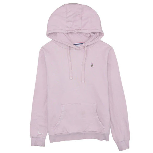 U.S. Polo Assn. Women Pink Pullover Hoodie Size M Cotton Blend