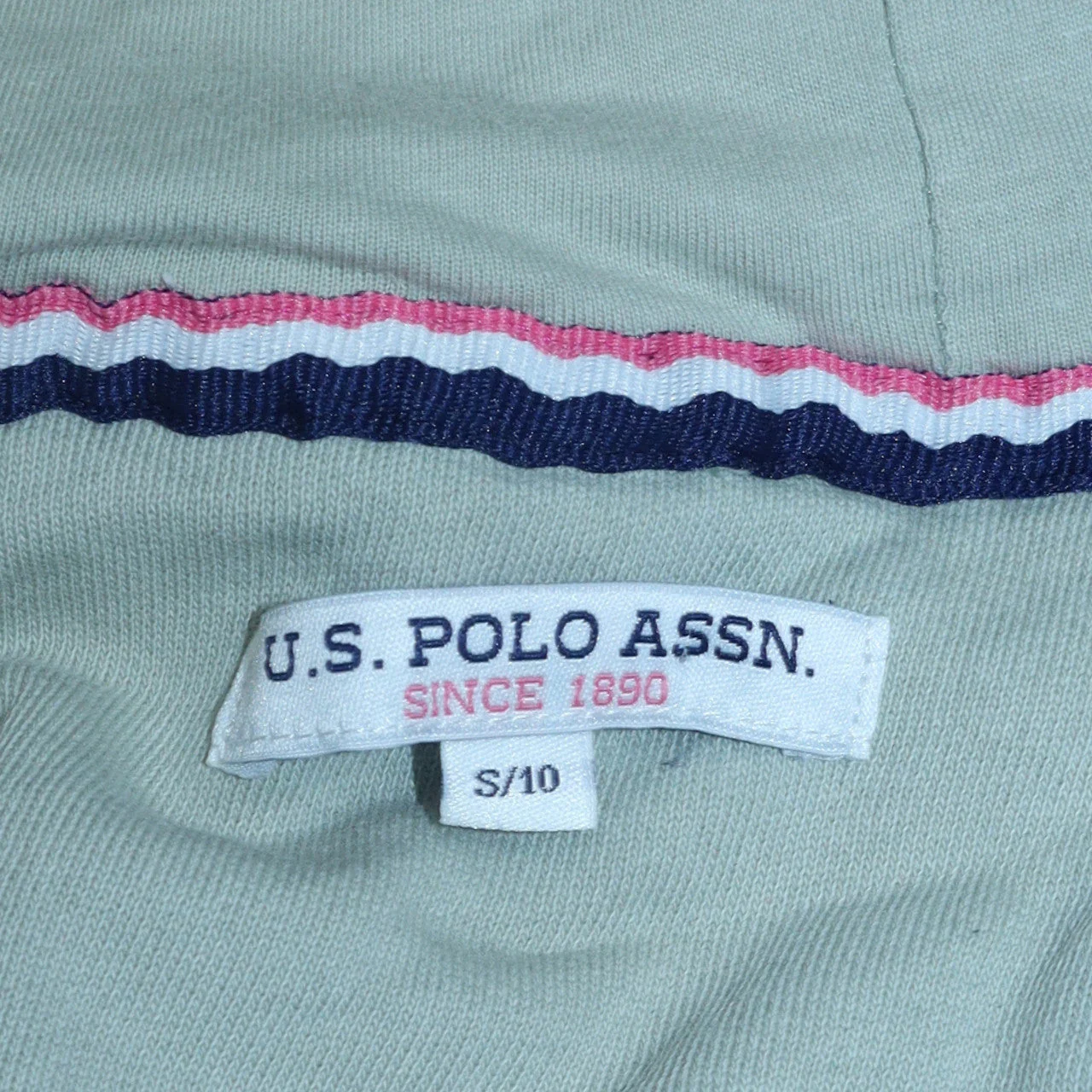 U.S. Polo Assn. Women Sage Full Zip Hoodie Size S Cotton Casual - Image 5