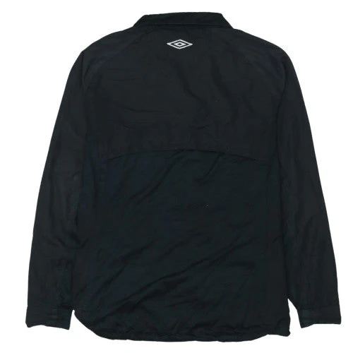 Umbro Boys Black 13-14 Years Track Jacket Full Zip Lightweight Sports Top - Image 4