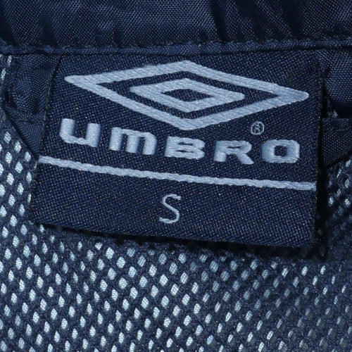 Umbro Men Blue S Windbreaker Hooded Sports Jacket - Image 5
