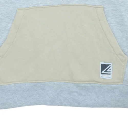 Umbro Men’s Beige White Grey Pullover Hoodie Size M - Image 8