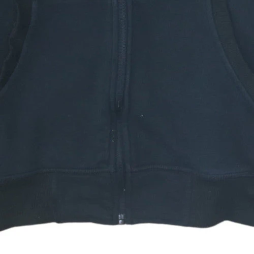 Umbro Men's Black Full Zip Hoodie Medium Sportswear Fleece - Image 7