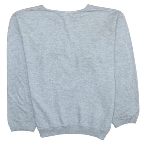 Umbro Men's Grey L Crew Neck Pullover Sweatshirt Vintage Sportswear - Image 4