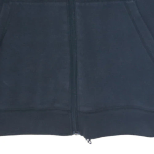 Under Armour Boys Black Full Zip Hoodie YXL 158-170cm ColdGear Fleece - Image 8