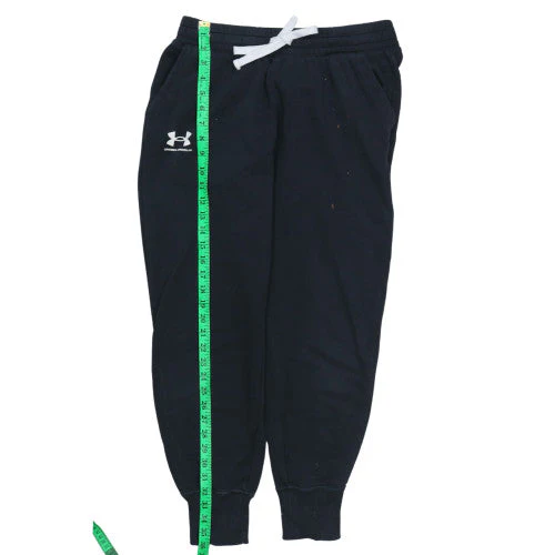 Under Armour Men Black L Jogger Sweatpants Loose Fit Activewear - Image 2