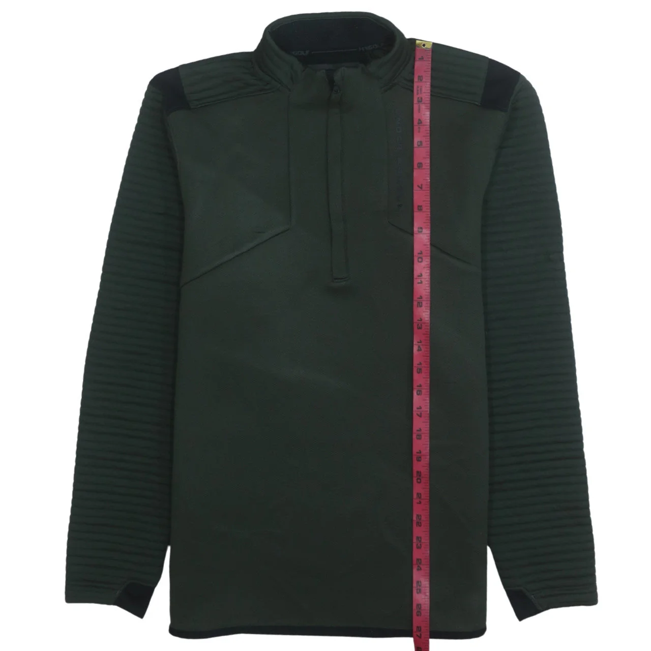 Under Armour Men Green M 1/4 Zip ColdGear Sweatshirt Fleece Top - Image 3