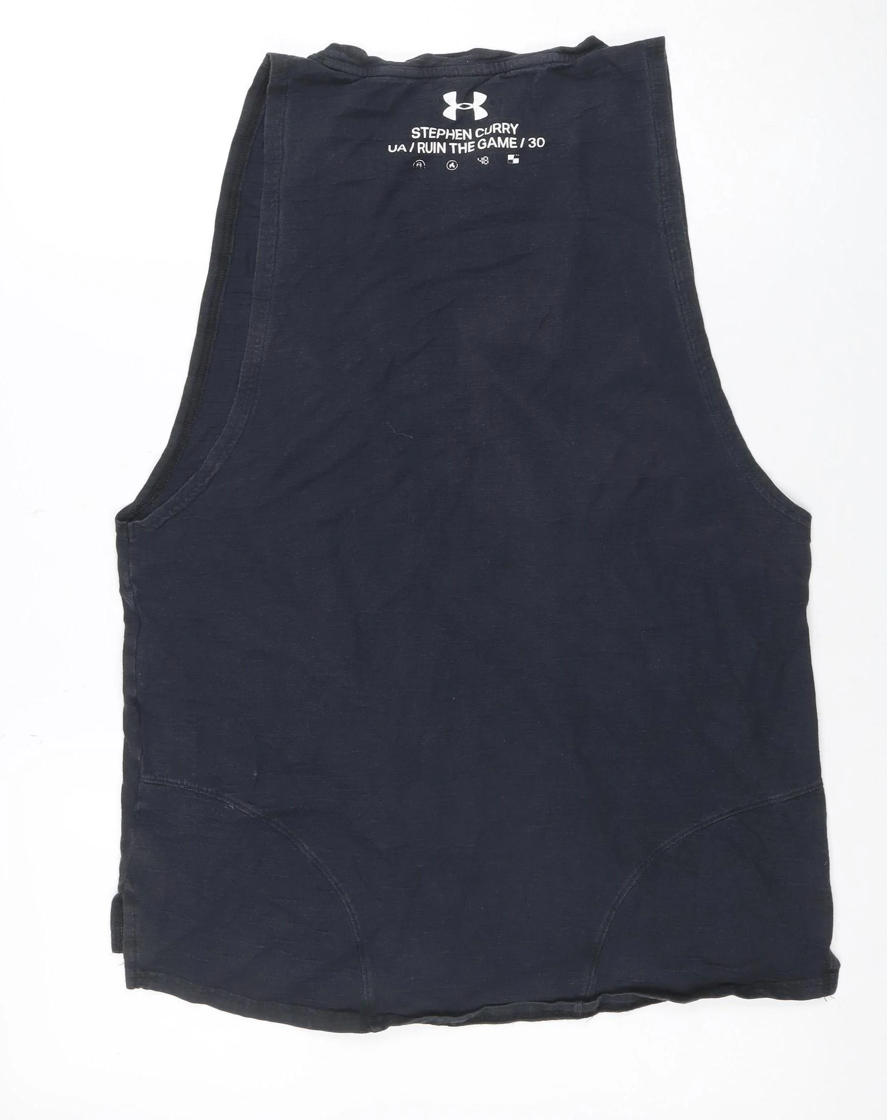 Under Armour Men’s Black Sleeveless Stephen Curry HeatGear Athletic T-Shirt M - Image 3