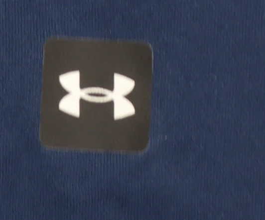 Under Armour Men’s Blue Full Zip Hoodie Size M Fleece Sportswear - Image 4
