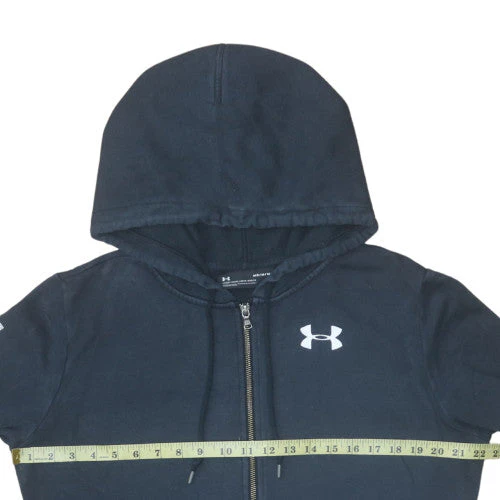 Under Armour Men’s Blue Full Zip Hoodie Size M Sports Fleece - Image 2