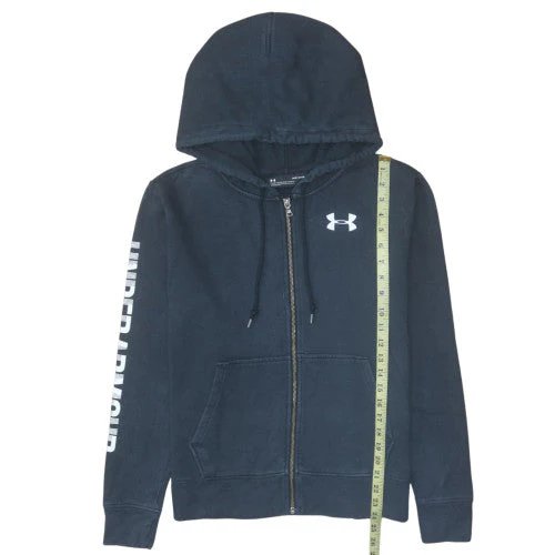Under Armour Men’s Blue Full Zip Hoodie Size M Sports Fleece - Image 3