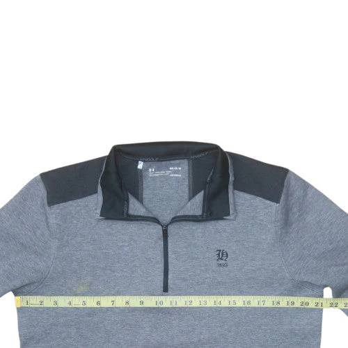 Under Armour Men’s Grey 1/2 Zip Golf Sweatshirt Size M - Image 3