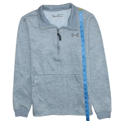 Under Armour Men’s Grey XS 1/4 Zip Fleece Pullover Sweatshirt - Image 3