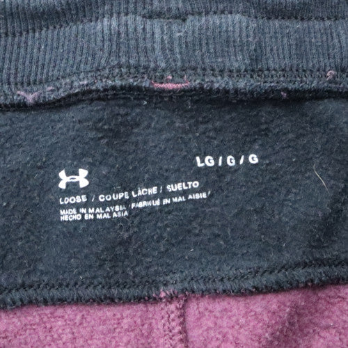 Under Armour Men’s Purple Jogger Sweatpants Size L Fleece Activewear - Image 6