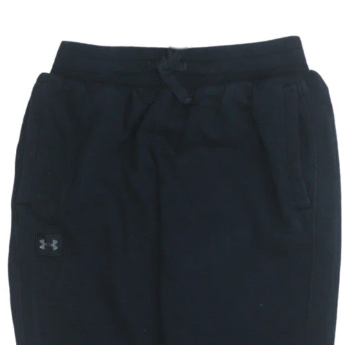Under Armour Men's Black Fleece Jogger Sweatpants Size S - Image 7