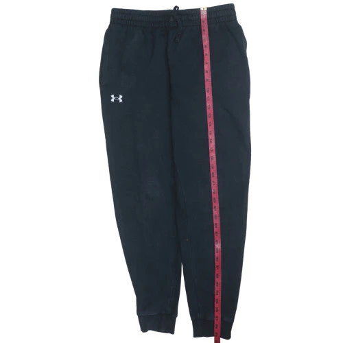 Under Armour Men's Black Fleece Jogger Trousers Size L - Image 3