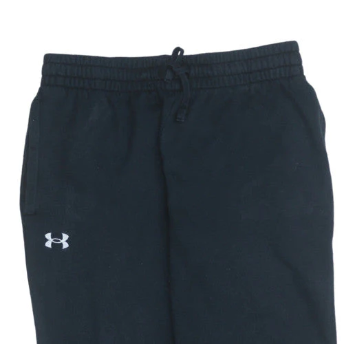 Under Armour Men's Black Fleece Jogger Trousers Size L - Image 7