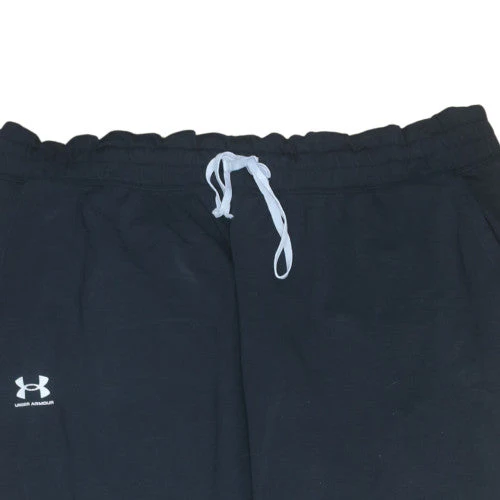 Under Armour Men's Black Fleece Jogger Trousers Size M - Image 8