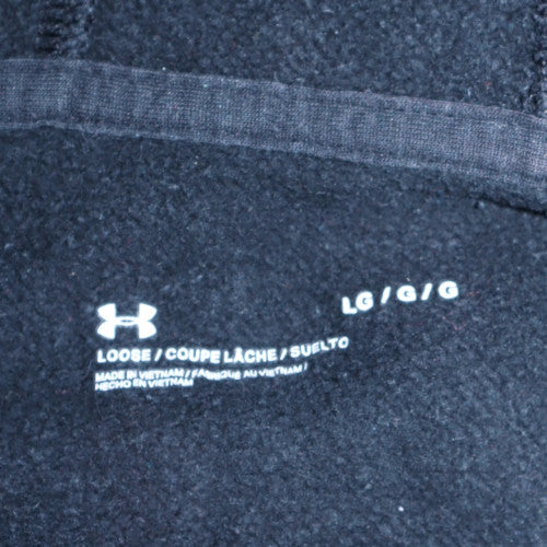 Under Armour Men's Black Full Zip Hoodie Size L Casual Sportswear - Image 5