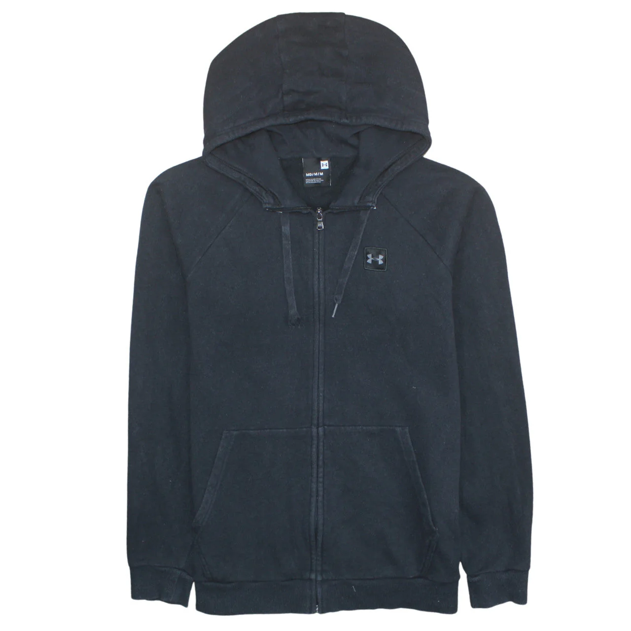 Under Armour Men's Black Full Zip Hoodie Size M Fleece