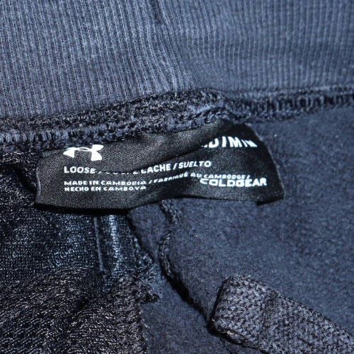 Under Armour Men's Black Jogger Trousers M ColdGear Fleece - Image 5