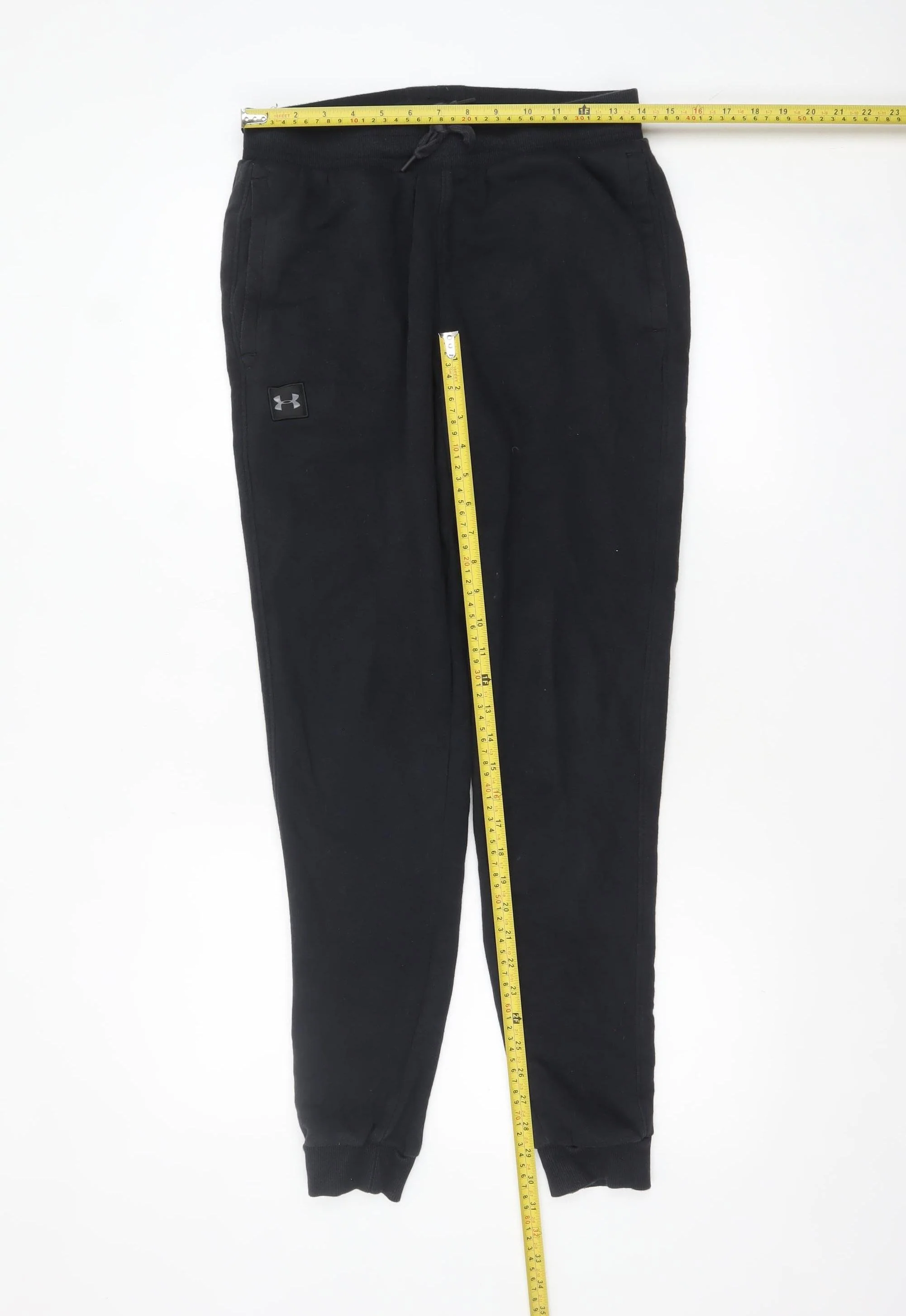 Under Armour Men's Black Joggers Medium Sweatpants Casual - Image 2