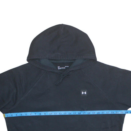 Under Armour Men's Black Large Pullover Hoodie Fleece Sweatshirt - Image 3