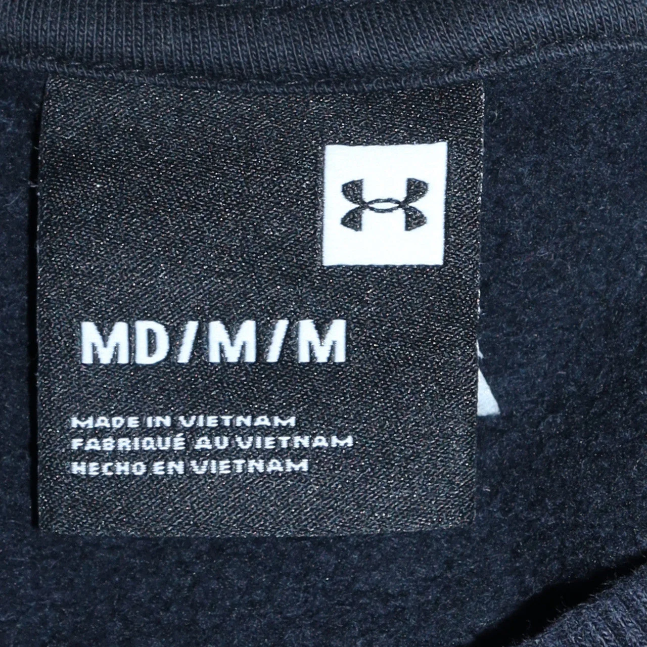Under Armour Men's Black M Crew Neck Pullover Sweatshirt - Image 6