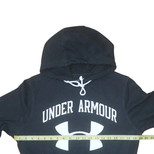Under Armour Men's Black M Pullover Hoodie Fleece Sportswear - Image 3