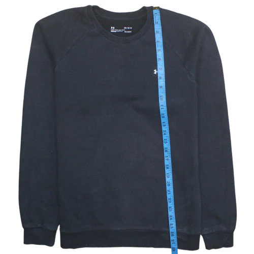 Under Armour Men's Black Medium Crew Neck Pullover Sweatshirt - Image 3