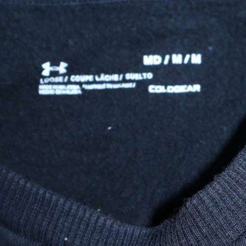 Under Armour Men's Black Medium Crew Neck Pullover Sweatshirt - Image 5