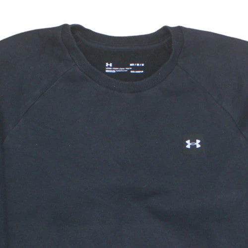 Under Armour Men's Black Medium Crew Neck Pullover Sweatshirt - Image 7